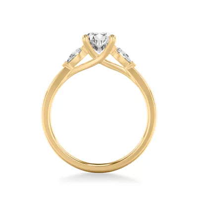 Jacie Three Stone Engagement Ring