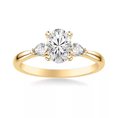Jacie Three Stone Engagement Ring