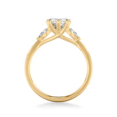 Jacie Three Stone Engagement Ring