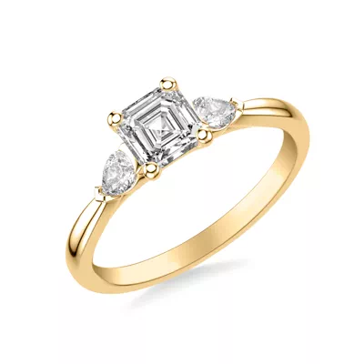 Jacie Three Stone Engagement Ring