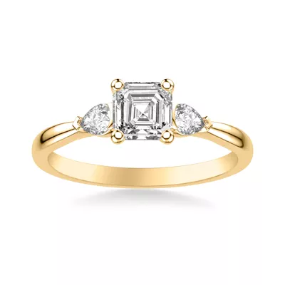 Jacie Three Stone Engagement Ring