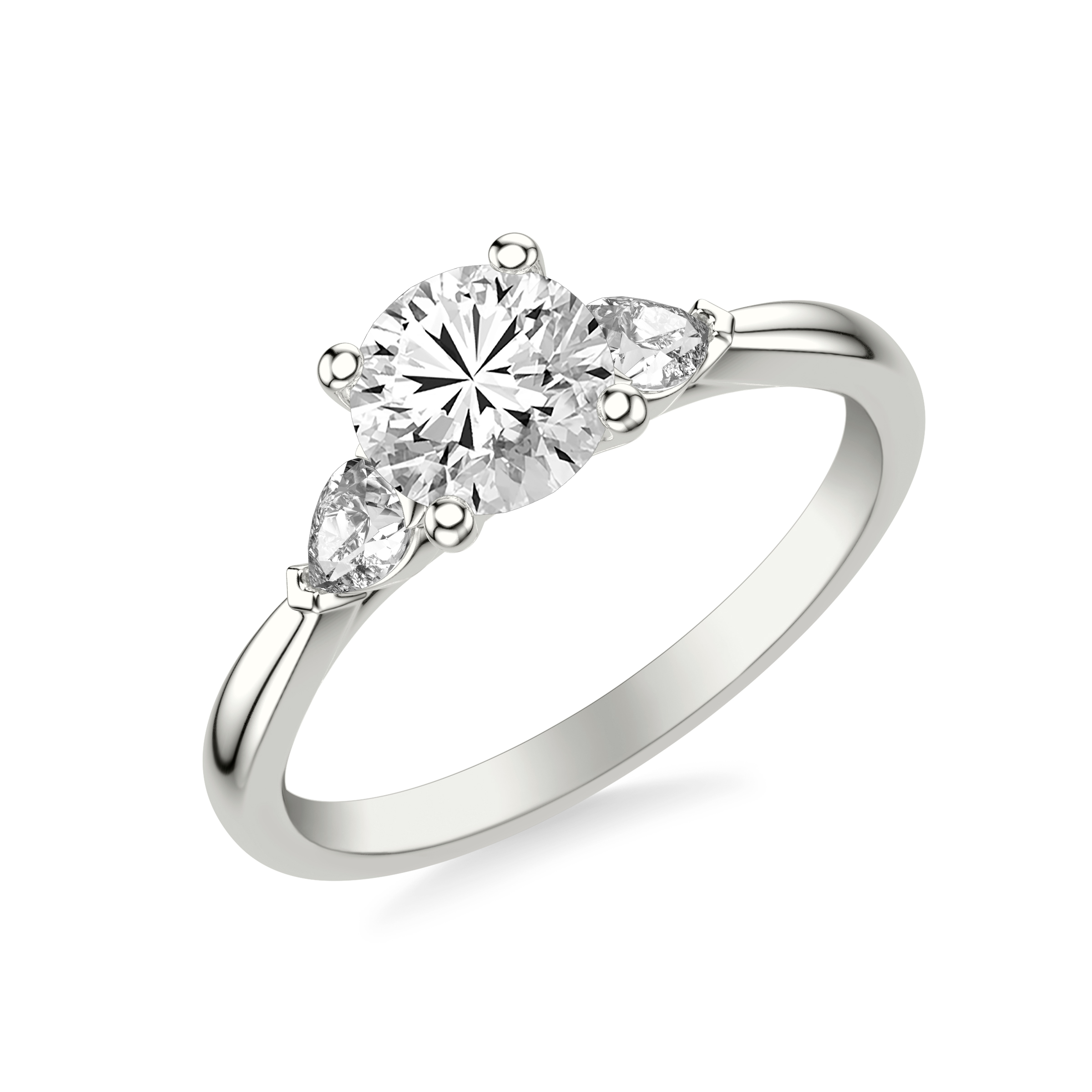 Jacie Three-Stone Lab Diamond Engagement Ring (0.25 ct. tw.)