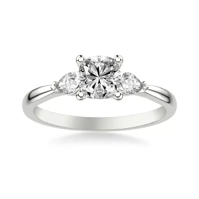 Jacie Three Stone Engagement Ring