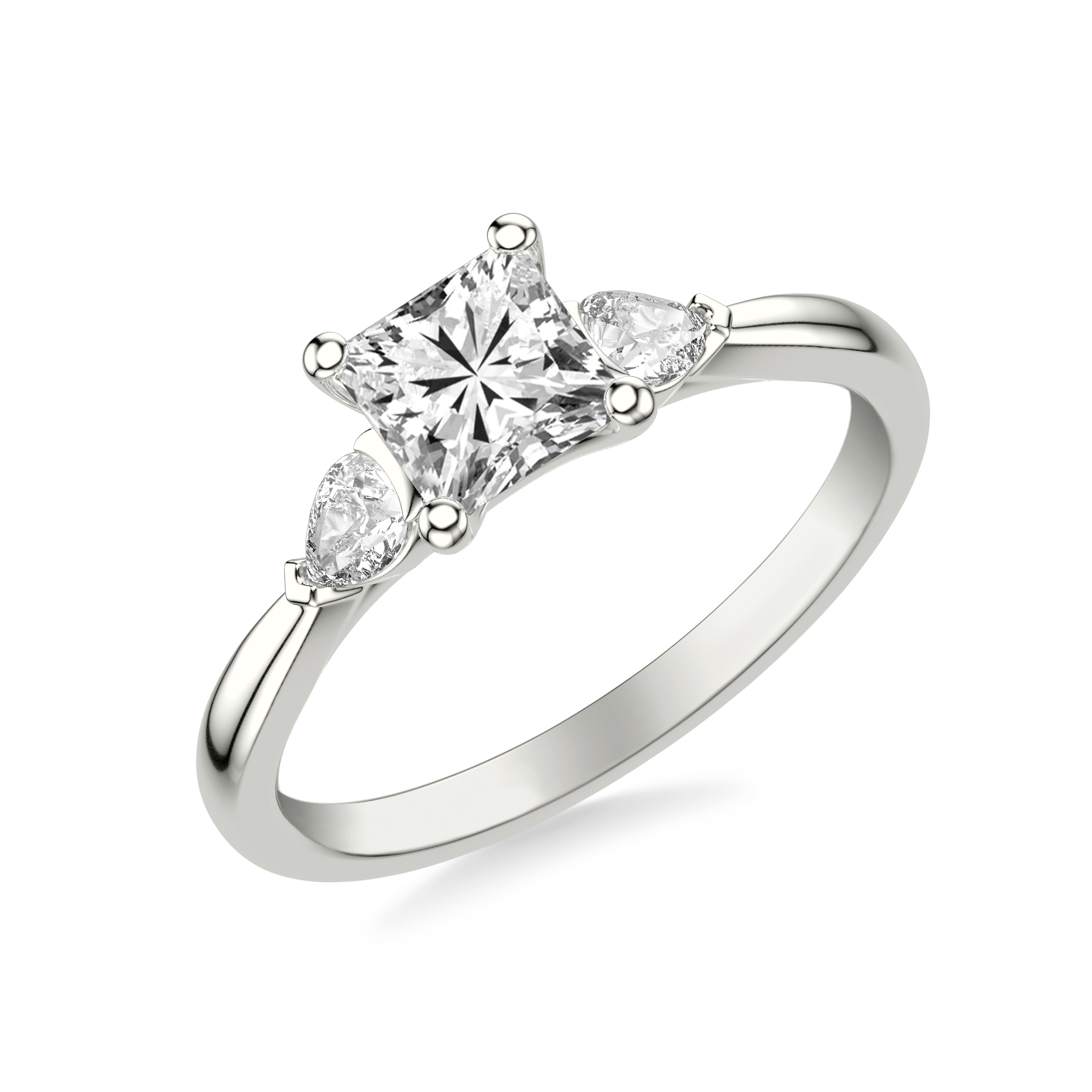 Jacie Three Stone Engagement Ring