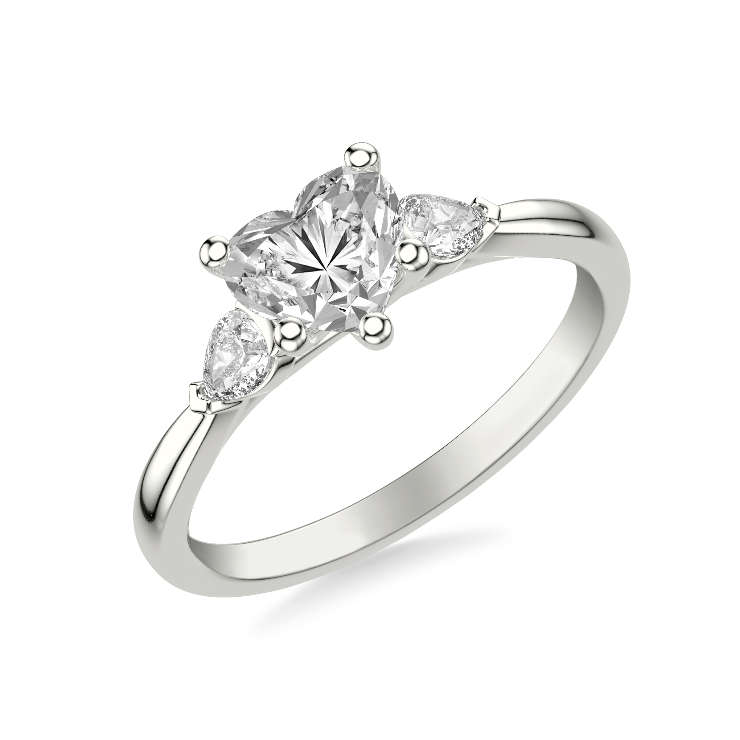 Jacie Three Stone Engagement Ring