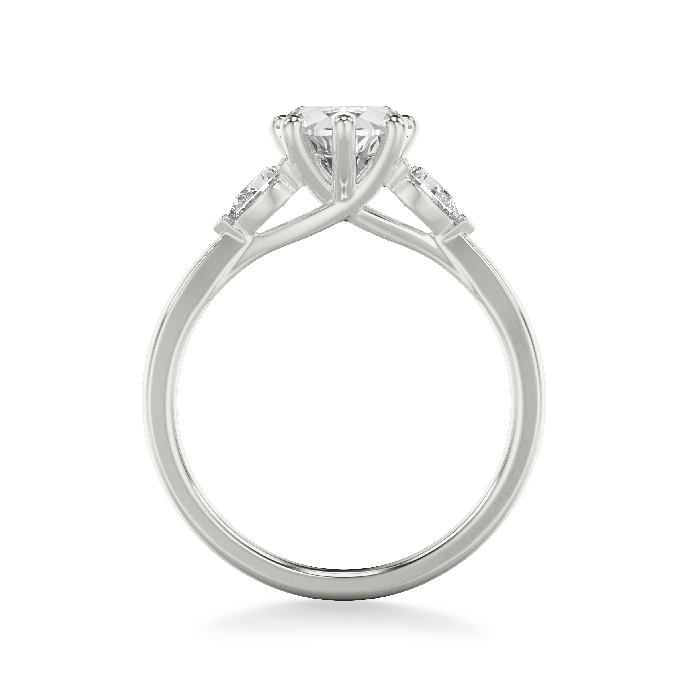 Jacie Three Stone Engagement Ring