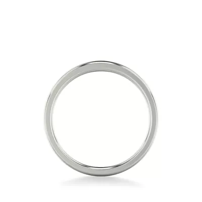 Jacie High Polished Wedding Band