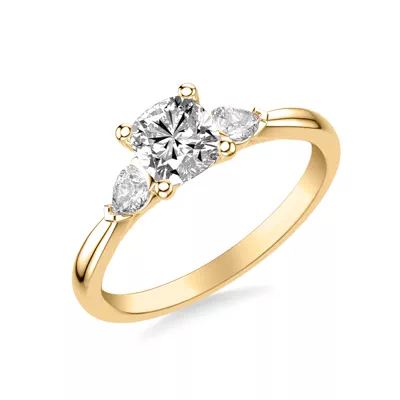 Jacie Three Stone Engagement Ring