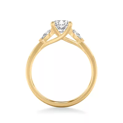 Jacie Three Stone Engagement Ring