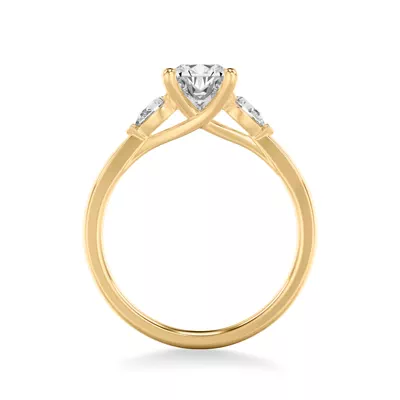 Jacie Three Stone Engagement Ring