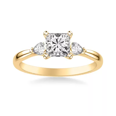 Jacie Three Stone Engagement Ring