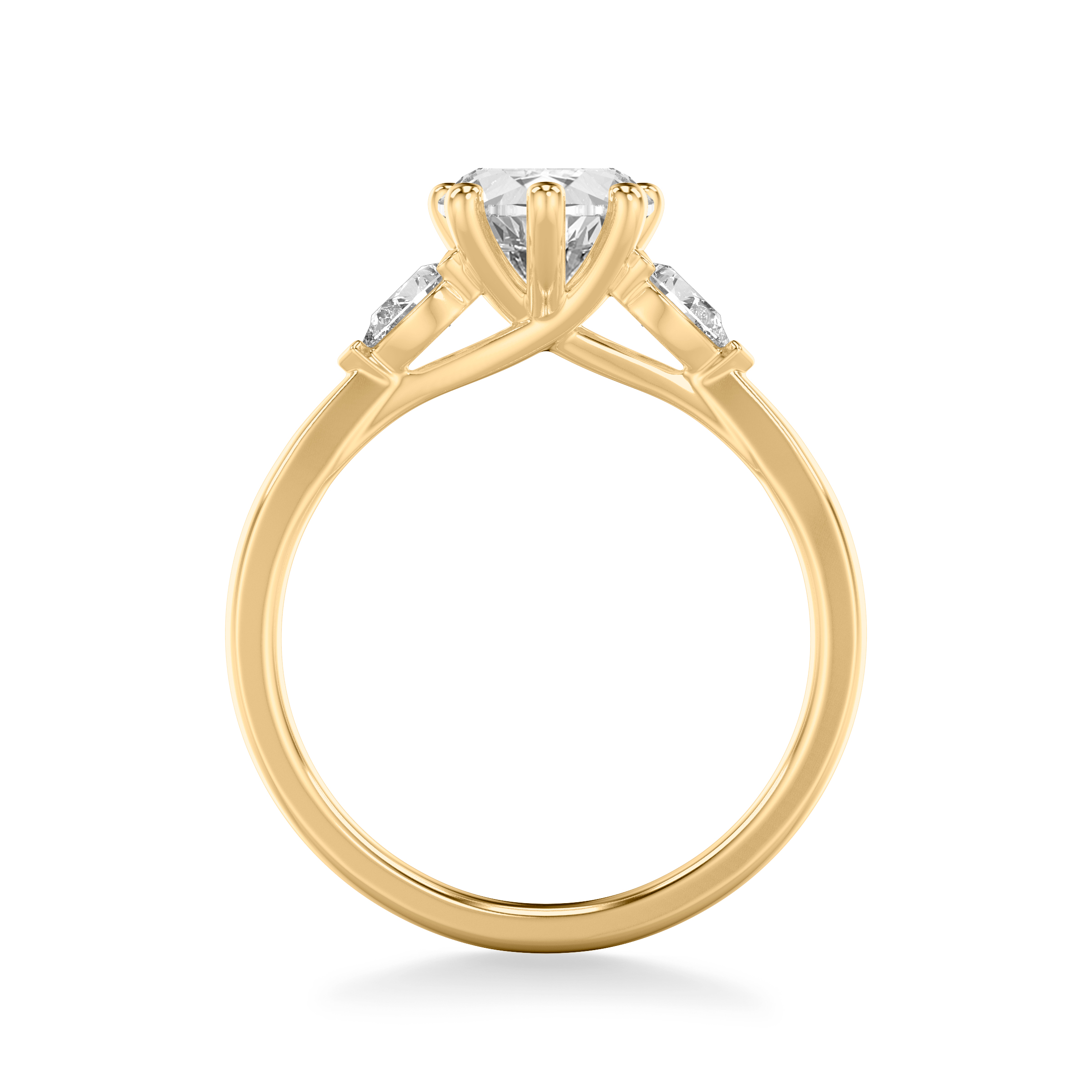 Jacie Three Stone Engagement Ring