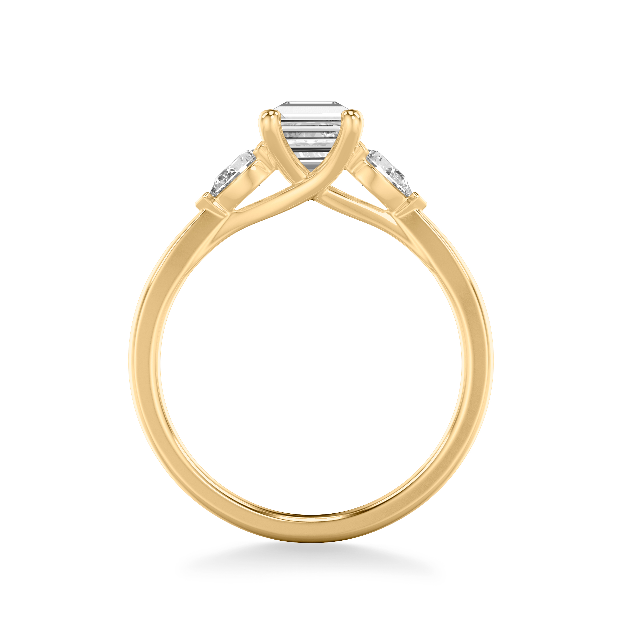 Jacie Three Stone Engagement Ring