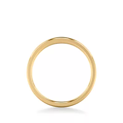 Jacie High Polished Wedding Band