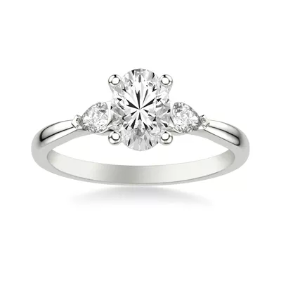 Jacie Three Stone Engagement Ring