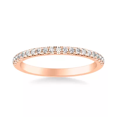 Blanche Pavé Diamond Band