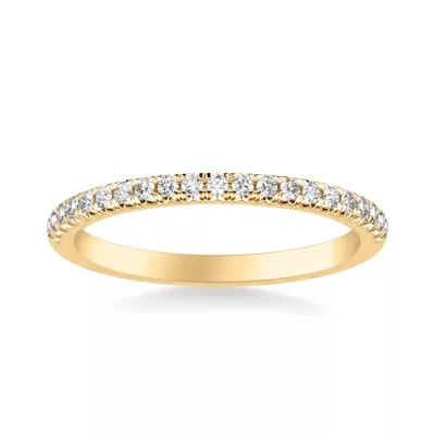 Blanche Pavé Diamond Band