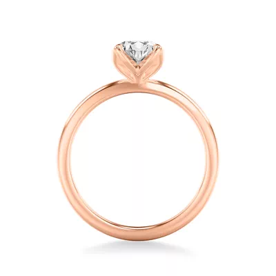 Maryrose Petal Shaped Solitaire Engagement Ring