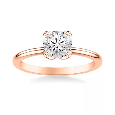Maryrose Petal Shaped Solitaire Engagement Ring