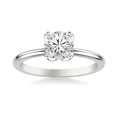 Maryrose Petal Shaped Solitaire Engagement Ring