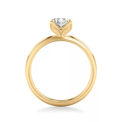 Maryrose Petal Shaped Solitaire Engagement Ring