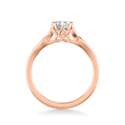 Siobhan Trinity Solitaire Engagement Ring