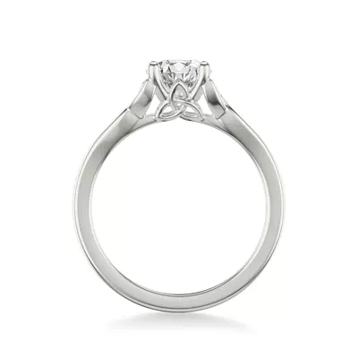 Siobhan Trinity Solitaire Engagement Ring