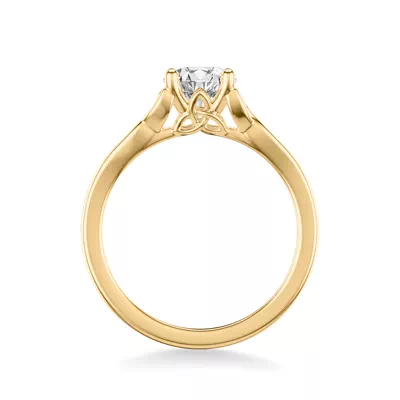 Siobhan Trinity Solitaire Engagement Ring