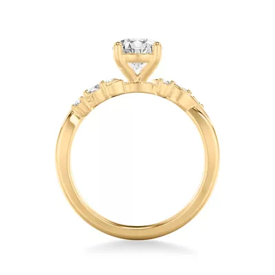 Jules Pavé Engagement Ring