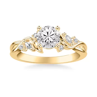 Jules Pavé Engagement Ring