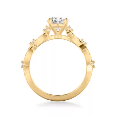 Elena Thorny Vine Engagement Ring