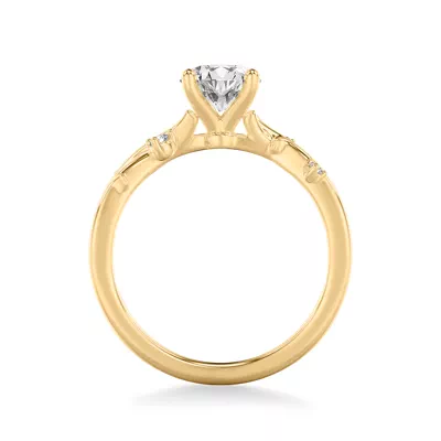 Brianna Twisting Diamond Vine Engagement Ring