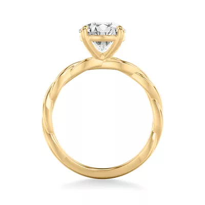 Whitely Twist Solitaire Engagement Ring