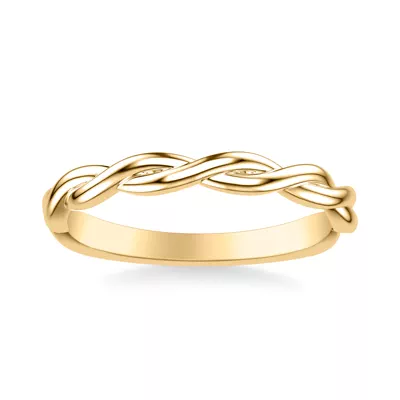 Whitely Twist Wedding Band
