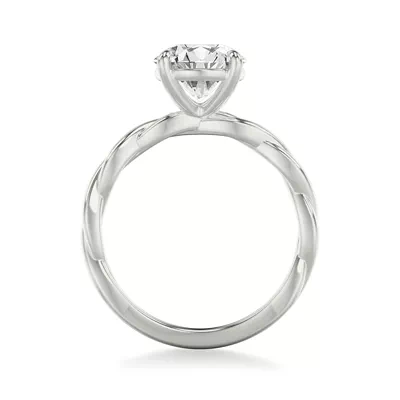 Whitely Twist Solitaire Engagement Ring