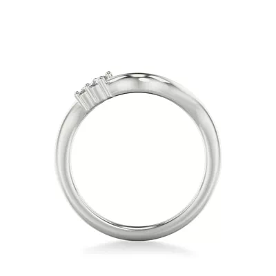 Curvelle Asymmetrical Lab Diamond Band