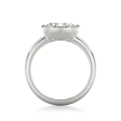 Domo East-West Bezel Solitaire Engagement Ring