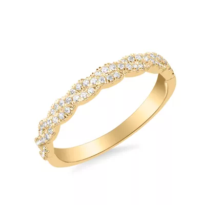 Kayleigh Pavé Lab Diamond Twist Band