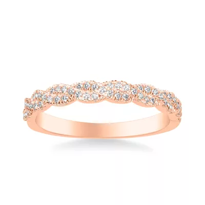 Kayleigh Pavé Diamond Twist Band