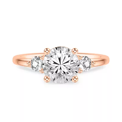 Brigitte Three-Stone Lab Diamond Engagement Ring (0.25 ct. tw.)