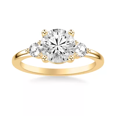 Brigitte Three-Stone Lab Diamond Engagement Ring (0.25 ct. tw.)