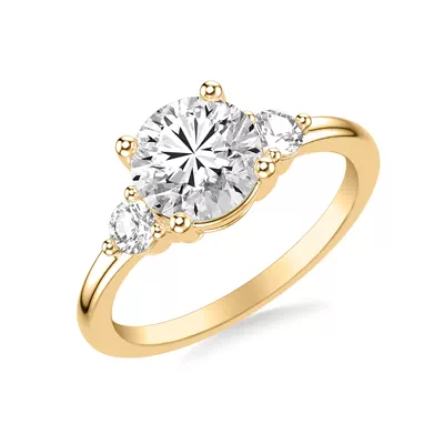 Brigitte Three-Stone Lab Diamond Engagement Ring (0.25 ct. tw.)