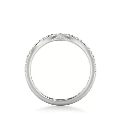 Brigitte Lab Diamond Pavé Chevron Band