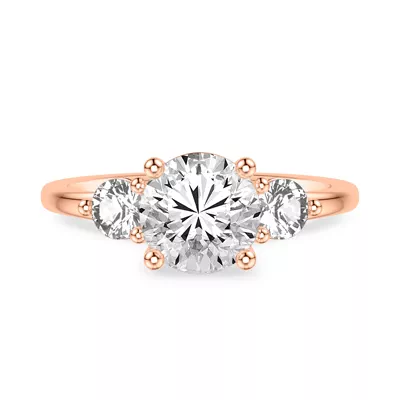 Brigitte Three-Stone Lab Diamond Engagement Ring (0.50 ct. tw.)
