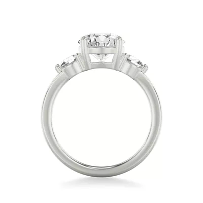 Brigitte Three-Stone Lab Diamond Engagement Ring (0.50 ct. tw.)