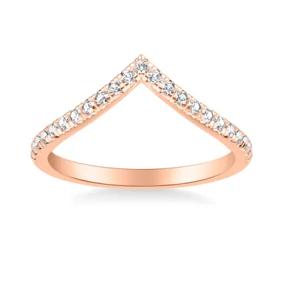 Julie Grand Pave Chevron Lab Wedding Band (.25 ct. tw.)