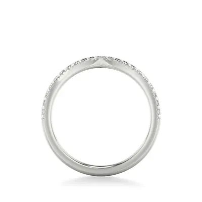 Julie Grand Pave Chevron Lab Wedding Band (.25 ct. tw.)