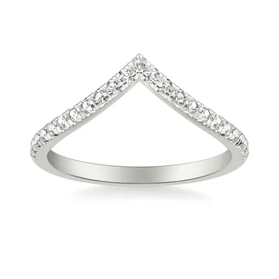 Julie Grand Pave Chevron Lab Wedding Band (.25 ct. tw.)