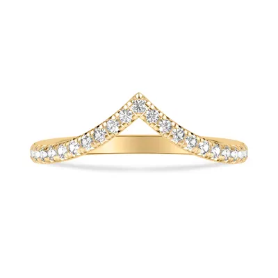 Julie Grand Pave Chevron Lab Wedding Band (.25 ct. tw.)