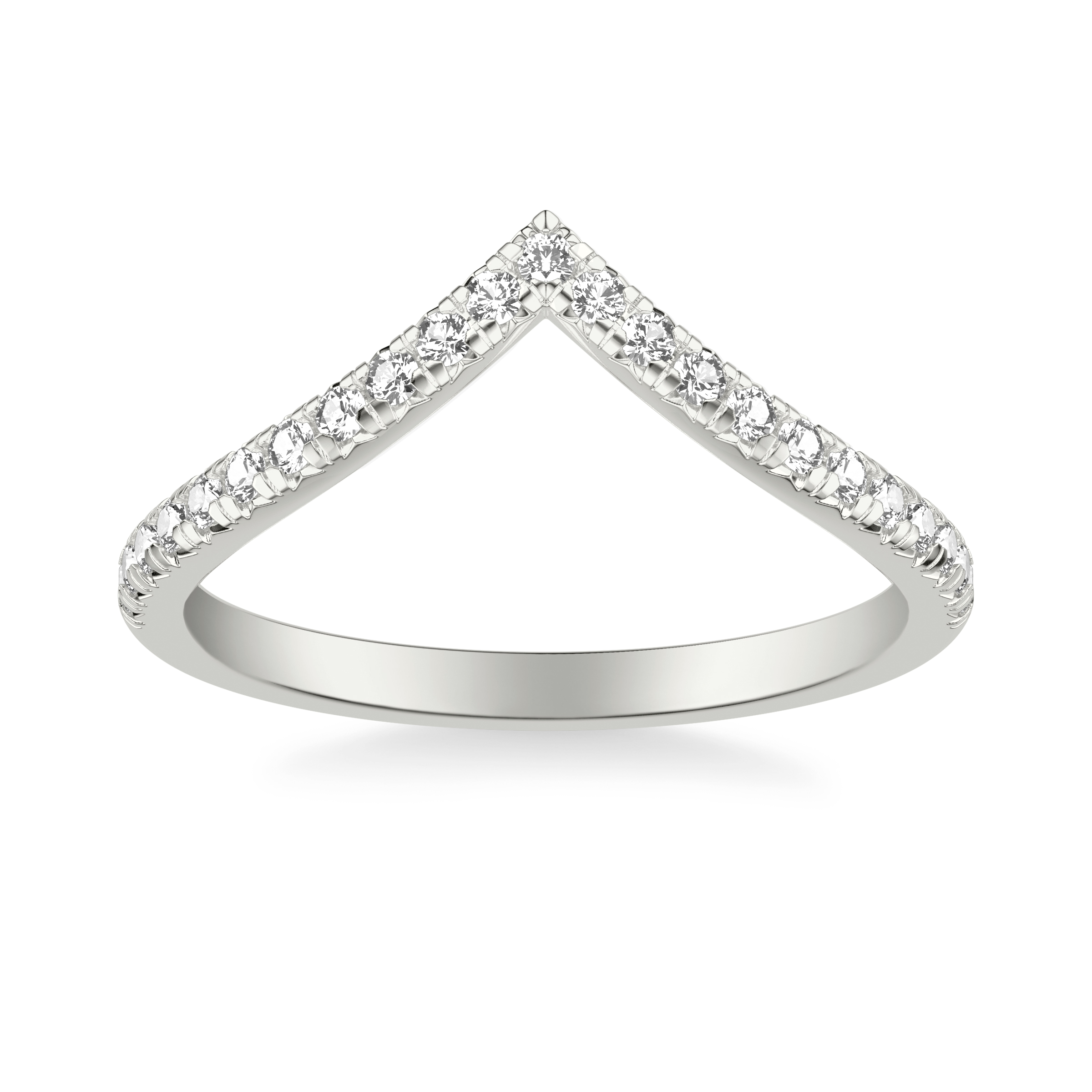 Julie Grand Pave Chevron Lab Wedding Band (.25 ct. tw.)